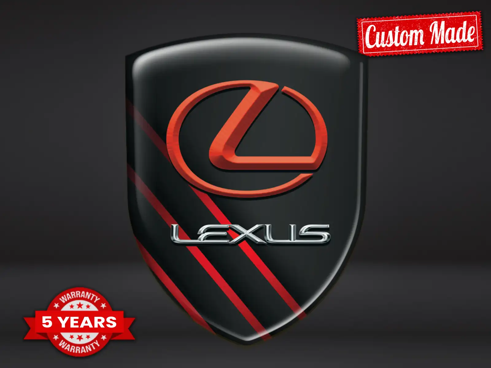 Lexus Pegatinas Silicona Auto Pro Máximo Duradero Estilosas